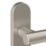 Cooke & Lewis Damgan WC Lever on Backplate Door Handles Pair Satin Nickel