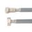 Flomasta Straight Flexible Compression Hose with Isolating Valve 15mm x 3/4" x 300mm