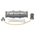 Raytech King Joint L10 ARM 2-Entry 5-Pole IPX8 Gel-Filled Joint for FLEX & SWA Cables Grey