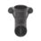 FloPlast Cast Iron Effect Round Shoe Black 68mm