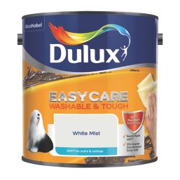 Dulux EasyCare Washable & Tough 2.5Ltr White Mist Matt Emulsion  Paint