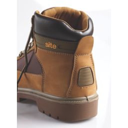 Site Quartz    Safety Boots Honey Size 9