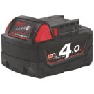 Milwaukee M18 B4 18V 4.0Ah Li-Ion RedLithium Battery