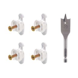 Bullfix SOL-SHEL-U4 Universal Plasterboard Fixings 24mm x 44mm 4 Pack