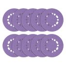 Trend  AB/150/240A 240 Grit 12-Hole Punched Multi-Material Sanding Discs 150mm 10 Pack