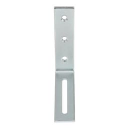 Essentials Adjustable Corner Brackets Silver 80mm x 80mm x 20mm 10 Pack