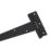 Smith & Locke Black Tee Hinges 250mm 2 Pack