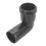 FloPlast Push-Fit 90° Conversion Bend Black 90° 40mm