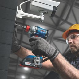 Bosch  18V 2 x 4.0Ah Li-Ion CoolPack Brushless Cordless Combi Drill & Impact Driver Twin Pack