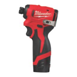 Milwaukee M12BLIDRC-202C 12V 2 x 2.0Ah Li-Ion RedLithium Brushless Cordless Impact Driver