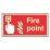 Essentials  Non Photoluminescent "Fire Alarm Call Point" Sign 200mm x 400mm