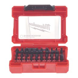Milwaukee Shockwave 1/4" Hex Shank Mixed Impact Bits 32 Piece Set