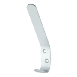 Essentials Coat & Hat Hook Satin Aluminium 126mm