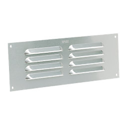 Map Vent Fixed Louvre Vent Silver 229mm x 76mm
