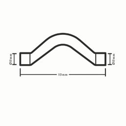 Flomasta  Copper End Feed Equal Full Crossover 15mm