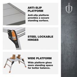 Magnusson Aluminium 484mm x 600mm Folding Work Platform