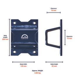 Squire Ground Anchor Blue Medium/Large 200mm