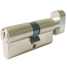 Smith & Locke  6-Pin Cylinder Thumbturn Lock 45-50 (95mm) Satin Nickel