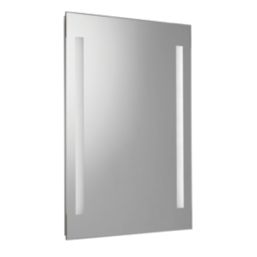 Croydex Horton  Battery-Powered Rectangular Illuminated Mirror With 413lm LED Light 500mm x 700mm