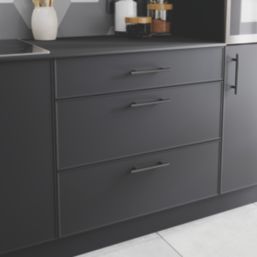 Essentials Annatto T Bar Handles Titanium 188mm 2 Pieces