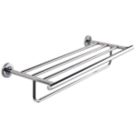 Medius Towel Rail Shelf Chrome 600mm x 220mm x 120mm