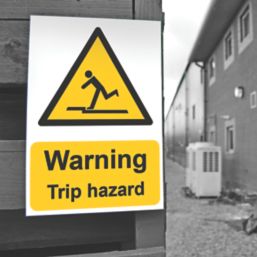 Essentials "Warning Trip Hazard" Sign 210mm x 148mm