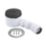 McAlpine 90mm Matt Black Shower Trap