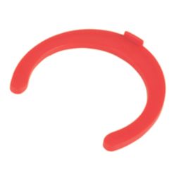 FloPlast FloFit+ Plastic Collet Clips Red 28mm 10 Pack