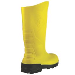 Dunlop Devon   Safety Wellies Yellow Size 6