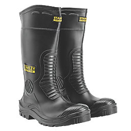 Stanley FatMax Vancouver   Safety Wellies Black Size 7