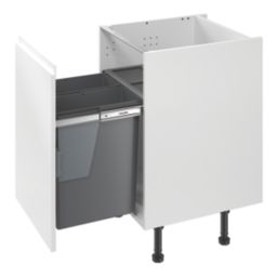 Essentials Vigote Pull-Out Bin Anthracite 58Ltr