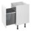 Essentials Vigote Pull-Out Bin Anthracite 58Ltr