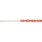 Essentials Plastic  Red/White Chain  x 25m