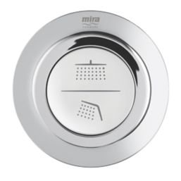 Mira Mode Maxim Gravity-Pumped Rear-Fed Chrome Thermostatic Digital Mixer Shower