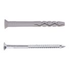 Easyfix  Nylon & Steel Countersunk Head Hammer Fixings 8mm x 60mm 50 Pack