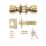 ERA  Ball Mortice Knob Set Polished Brass 67mm
