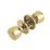 ERA  Ball Mortice Knob Set Polished Brass 67mm