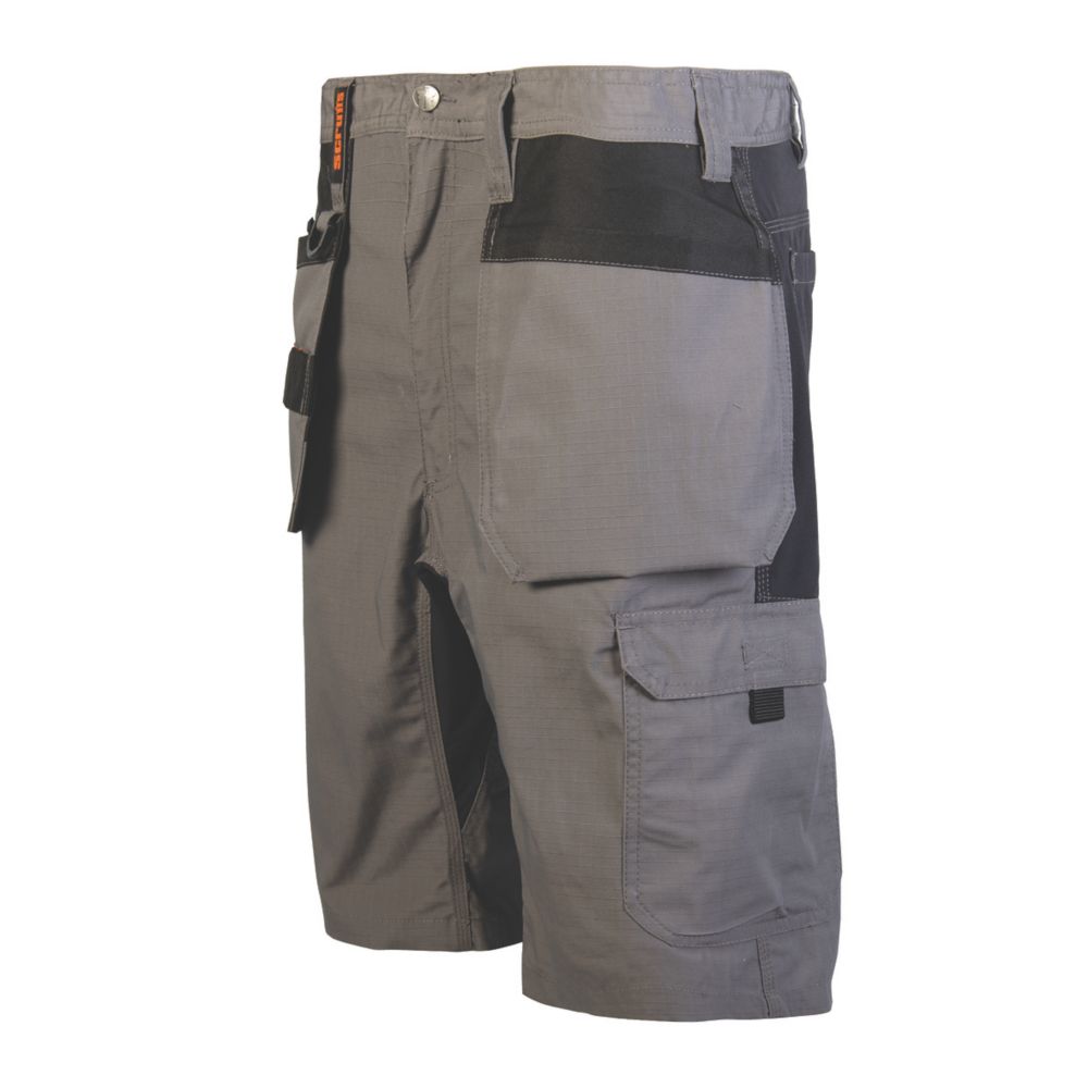 Scruffs Trade Flex Holster Work Shorts Graphite 38 W Screwfix