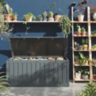 Essentials Catria 490Ltr 5' x 2' (Nominal) Plastic Garden Storage Box Green