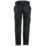 Snickers 6902 Stretch Work Trousers Black 41" W 32" L