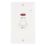 Hager Sollysta WMDP50VN 50A 2-Gang 2P+E Control Switch White with LED