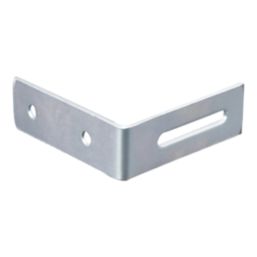 Essentials Adjustable Corner Bracket Silver 55mm x 70mm x 30mm
