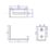 Essentials Adjustable Corner Bracket Silver 55mm x 70mm x 30mm