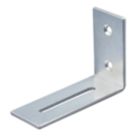 Essentials Adjustable Corner Bracket Silver 55mm x 70mm x 30mm