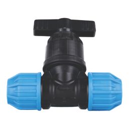 Flomasta MDPE Stop Cock 20mm x 20mm