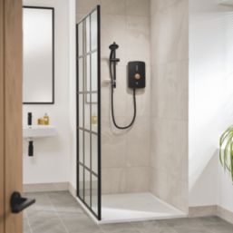 Triton Amala Black with Copper Accents 8.5kW  Electric Shower