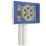 ETAL Sink Strainer Waste with Overflow Brushed Steel 90mm