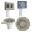 ETAL Sink Strainer Waste with Overflow Brushed Steel 90mm