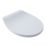 Bemis Click & Clean Slim Soft-Close with Quick-Release Toilet Seat Thermoset Plastic White