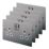 LAP  13A 2-Gang DP Switched Plug Sockets Brushed Stainless Steel  with White Inserts 5 Pack